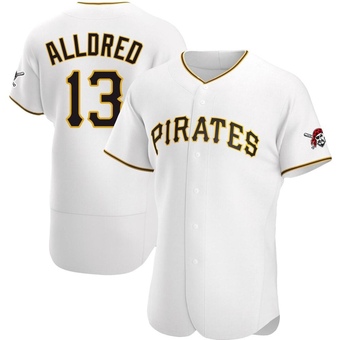 Authentic Pittsburgh Pirates Cameron Alldred Home Jersey - White