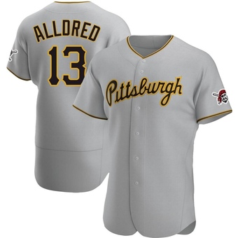 Authentic Pittsburgh Pirates Cameron Alldred Road Jersey - Gray