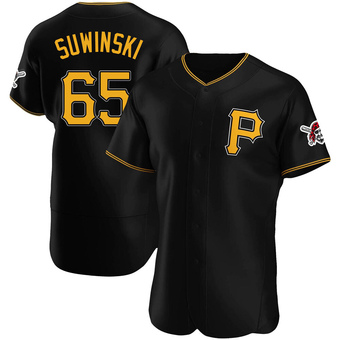 Authentic Pittsburgh Pirates Jack Suwinski Alternate Jersey - Black