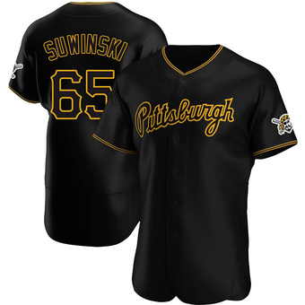 Authentic Pittsburgh Pirates Jack Suwinski Alternate Team Jersey - Black