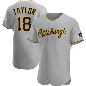 Authentic Pittsburgh Pirates Michael Taylor Road Jersey - Gray