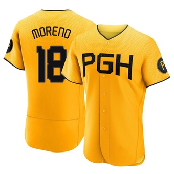 Authentic Pittsburgh Pirates Omar Moreno 2023 City Connect Jersey - Gold