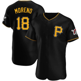 Authentic Pittsburgh Pirates Omar Moreno Alternate Jersey - Black