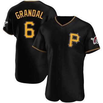 Authentic Pittsburgh Pirates Yasmani Grandal Alternate Jersey - Black