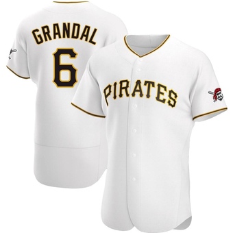 Authentic Pittsburgh Pirates Yasmani Grandal Home Jersey - White