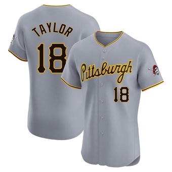 Elite Pittsburgh Pirates Michael Taylor Road Jersey - Gray