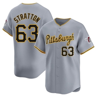 Limited Pittsburgh Pirates Hunter Stratton Away Jersey - Gray