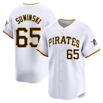 Limited Pittsburgh Pirates Jack Suwinski Home Jersey - White