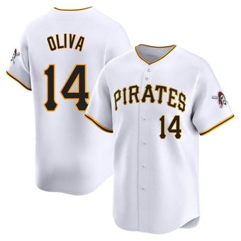 Limited Pittsburgh Pirates Jared Oliva Home Jersey - White