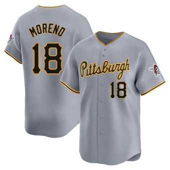 Limited Pittsburgh Pirates Omar Moreno Away Jersey - Gray