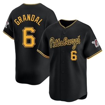 Limited Pittsburgh Pirates Yasmani Grandal Alternate Jersey - Black