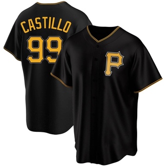 Replica Pittsburgh Pirates Jesus Castillo Alternate Jersey - Black