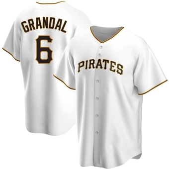 Replica Pittsburgh Pirates Yasmani Grandal Home Jersey - White