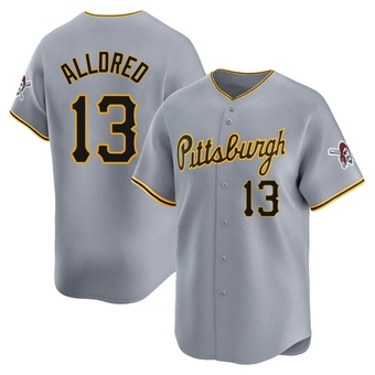 Youth Limited Pittsburgh Pirates Cameron Alldred Away Jersey - Gray