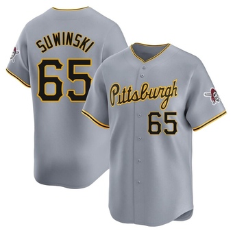 Youth Limited Pittsburgh Pirates Jack Suwinski Away Jersey - Gray