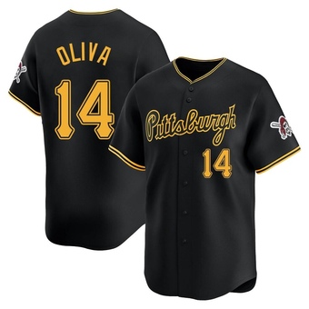 Youth Limited Pittsburgh Pirates Jared Oliva Alternate Jersey - Black