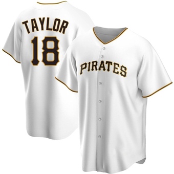 Youth Replica Pittsburgh Pirates Michael Taylor Home Jersey - White